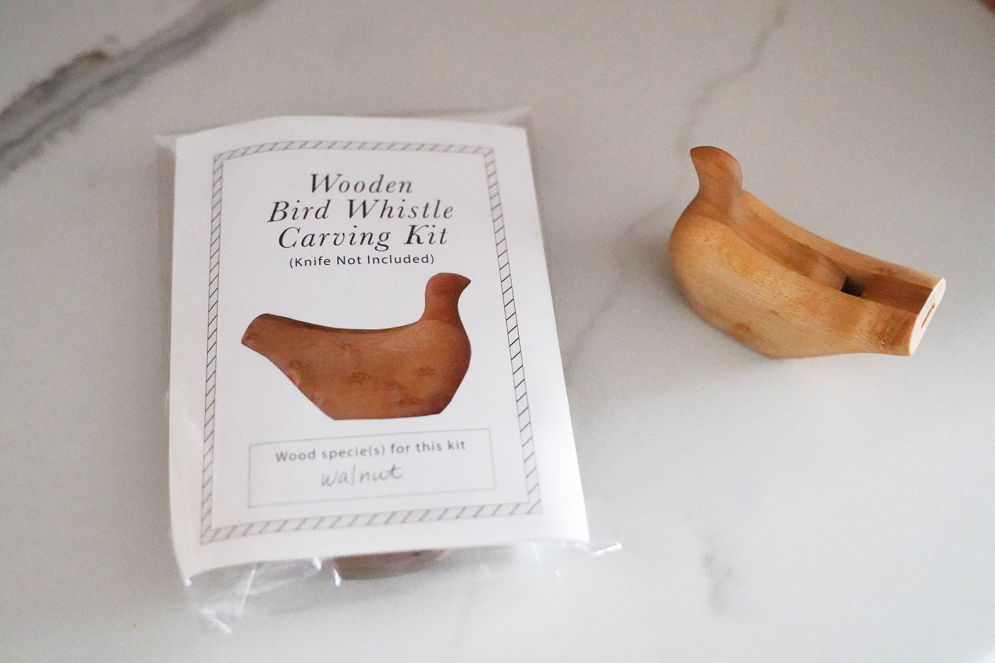 Wooden Bird Whistle Carving Kit Motoko Smith