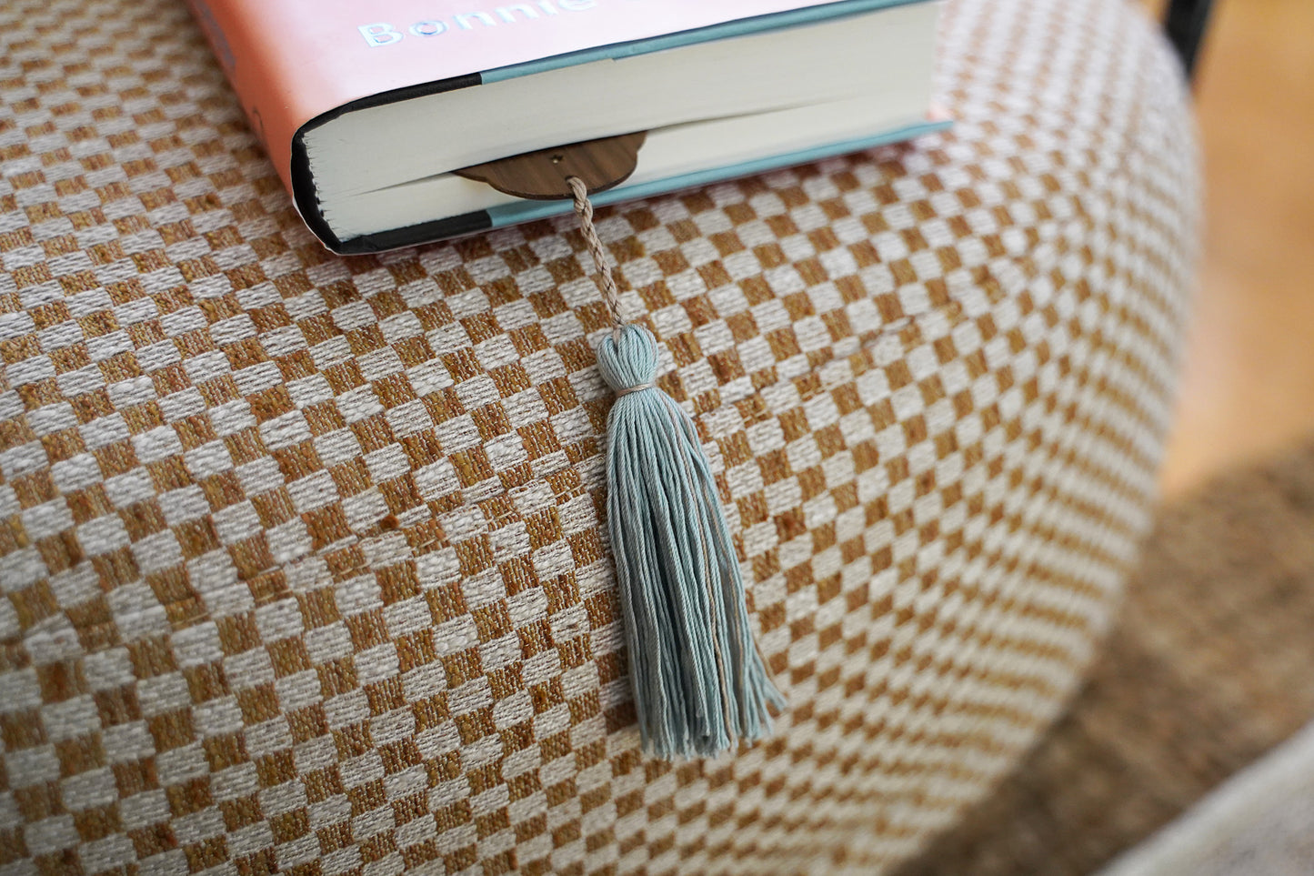 Starlight Wooden Bookmark / Ornament with Tassel
