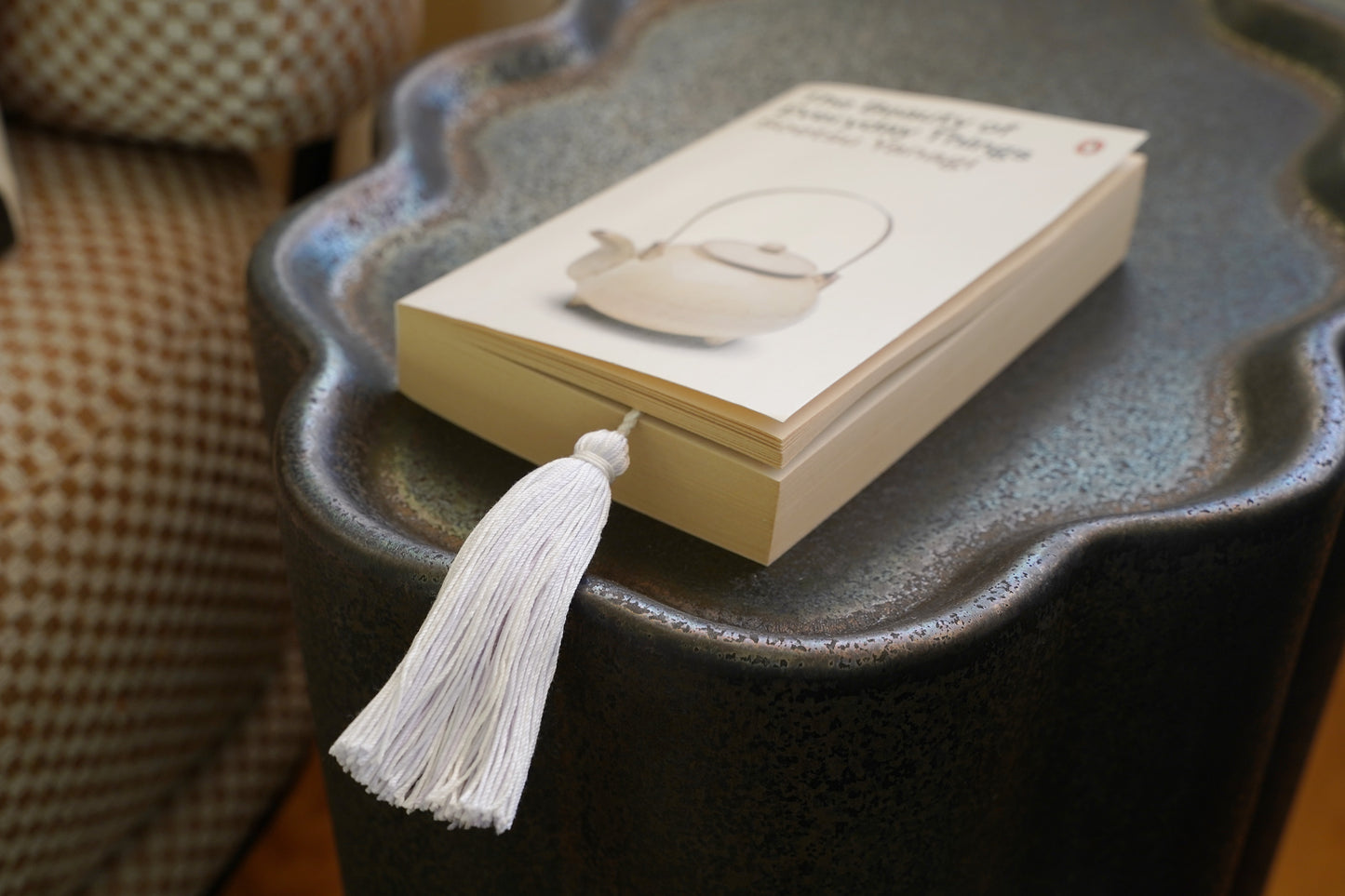 Starlight Wooden Bookmark / Ornament with Tassel